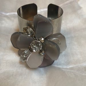 Silver cuff bracelet